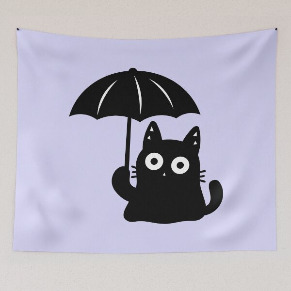 Item preview, Rainy Day Cat designed and sold by DibujandoPorfa.