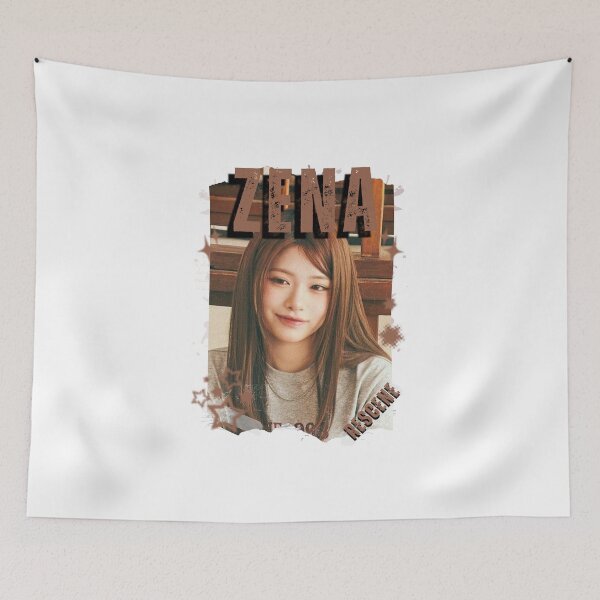 Item preview, Rescenee Zena Global Vocal KPOP Girl Group Black and White Collage Digital Art Portrait designed and sold by AJUNICE STUDIO.