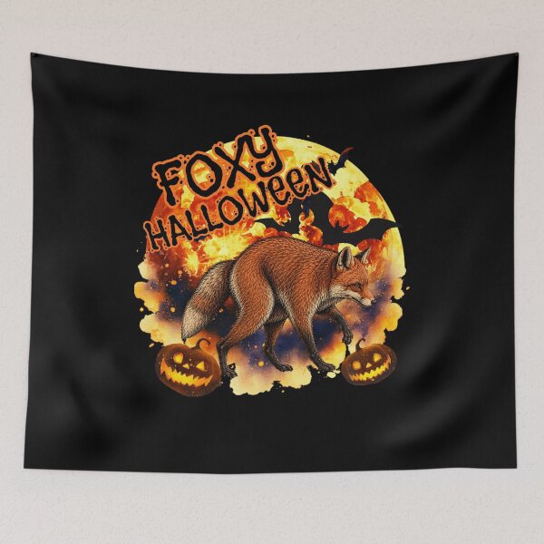 Item preview, Foxy Halloween | Cute Autumn Fox | Spooky Season | Pumpkin Moon designed and sold by fernandmoonbeam.