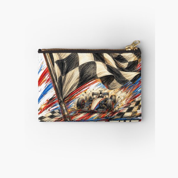 Item preview, Chase the Flag Checkered Flag Racing Art designed and sold by Tobull.