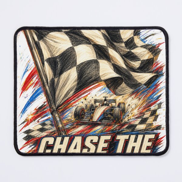 Item preview, Chase the Flag Checkered Flag Racing Art designed and sold by Tobull.