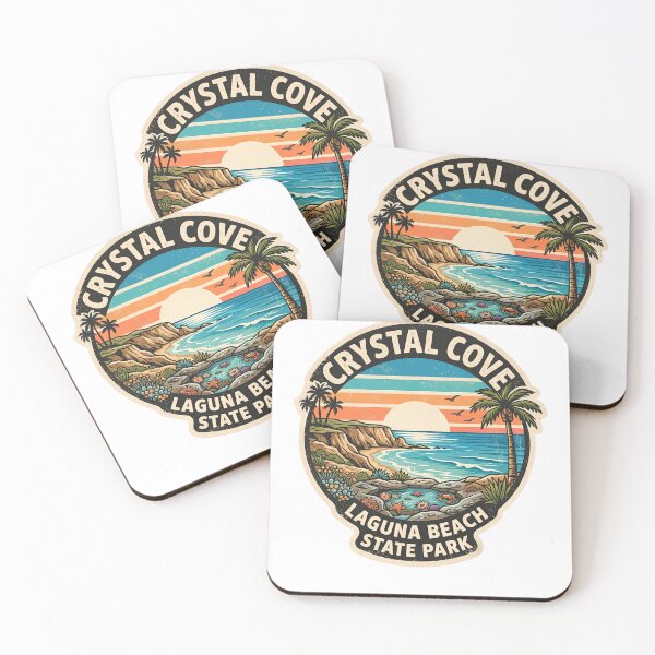 Item preview, Vintage Crystal Cove State Park Laguna Beach Sunset designed and sold by LittleArij.