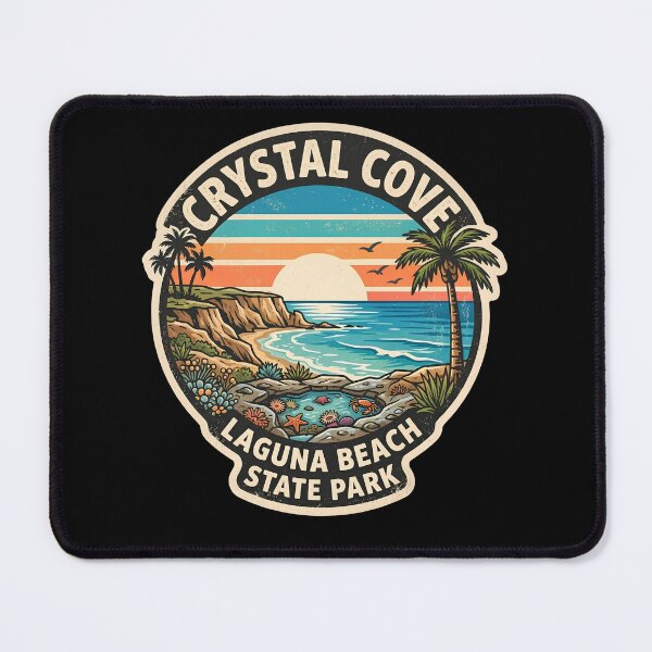 Item preview, Vintage Crystal Cove State Park Laguna Beach Sunset designed and sold by LittleArij.