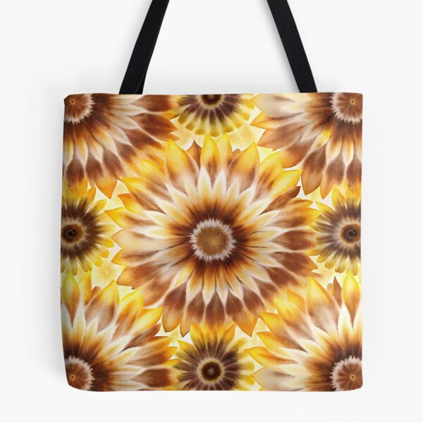 Item preview, Autumn Sunflower Tie Dye Pattern - Golden Harvest Floral Mandala designed and sold by AOCollections.
