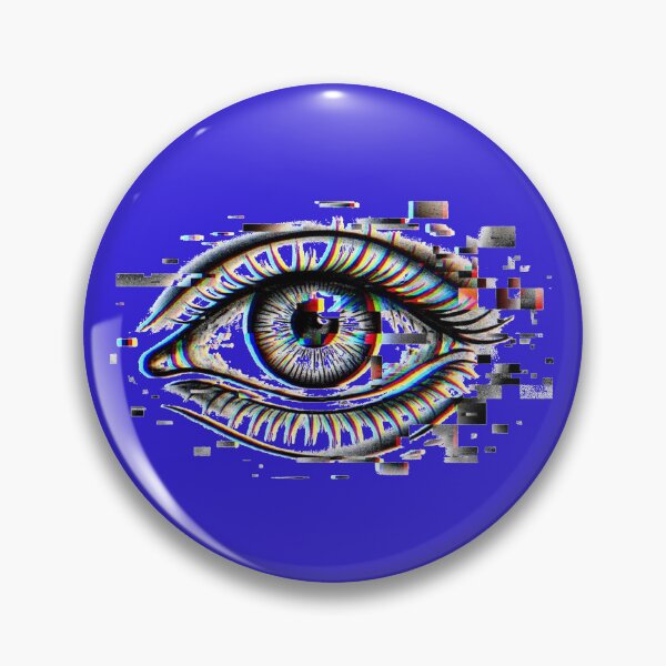 Item preview, Glitch Eye Chromatic Vision Art designed and sold by puzzell.