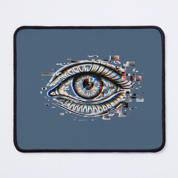 Item preview, Glitch Eye Chromatic Vision Art designed and sold by puzzell.