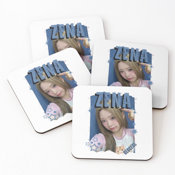 Item preview, Rescenee Zena Global Vocal KPOP Girl Group Black and White Collage Digital Art Portrait designed and sold by AJUNICE STUDIO.