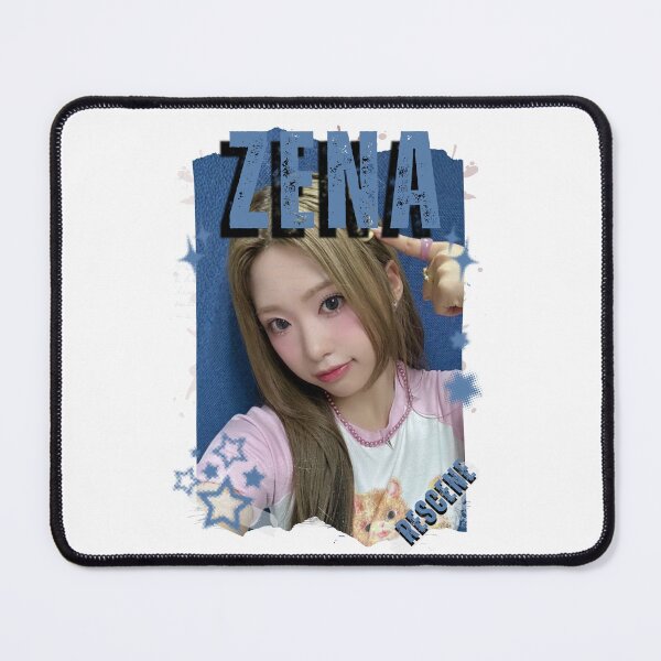 Item preview, Rescenee Zena Global Vocal KPOP Girl Group Black and White Collage Digital Art Portrait designed and sold by AJUNICE STUDIO.