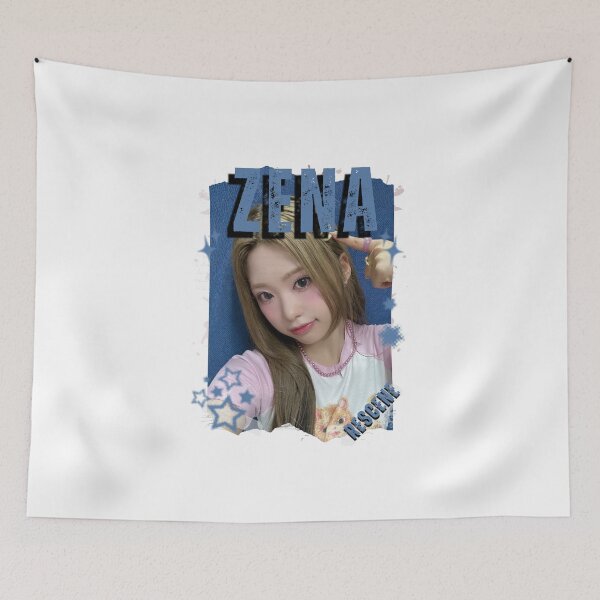 Item preview, Rescenee Zena Global Vocal KPOP Girl Group Black and White Collage Digital Art Portrait designed and sold by AJUNICE STUDIO.