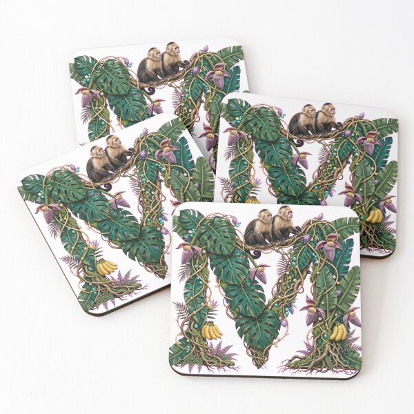 Item preview, Letter M - Monkeys in the Canopy designed and sold by FantasyPearl.