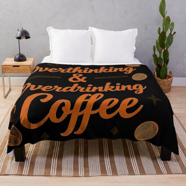 Item preview, Overthinking and Overdrinking Coffee designed and sold by Helios Be. Lavsh.