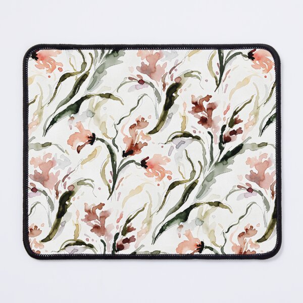 Item preview, Soft Watercolor Floral Pattern - Elegant Terracotta & Sage Wildflowers designed and sold by AOCollections.