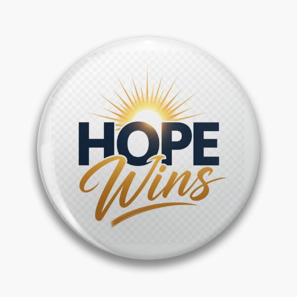 Item preview, Hope Wins Inspirational Christian Quote Design for Faith and Victory designed and sold by Paltooproducts.