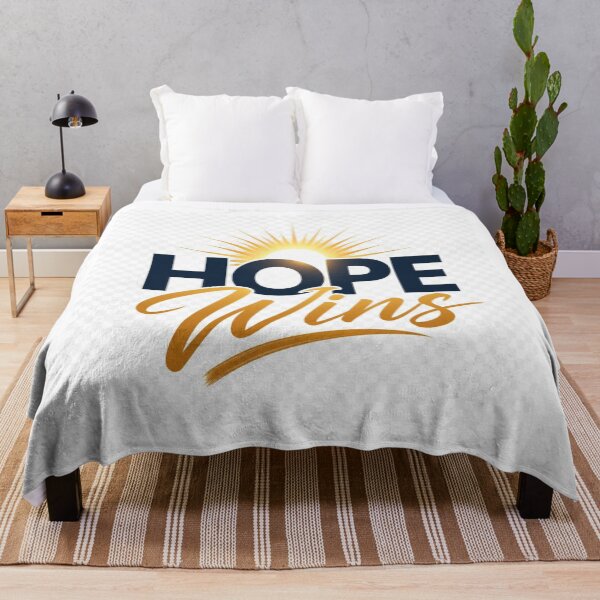 Item preview, Hope Wins Inspirational Christian Quote Design for Faith and Victory designed and sold by Paltooproducts.