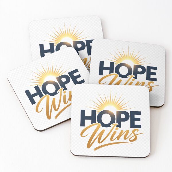 Item preview, Hope Wins Inspirational Christian Quote Design for Faith and Victory designed and sold by Paltooproducts.