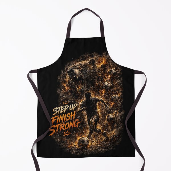Item preview, Step Up Finish Strong Soccer Motivation designed and sold by LegendCourt.