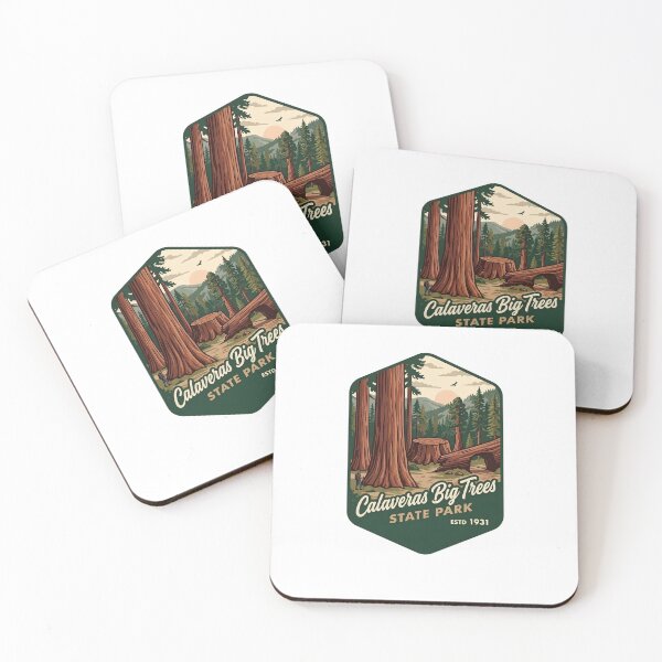 Item preview, Retro Calaveras Big Trees State Park Giant Sequoias designed and sold by LittleArij.