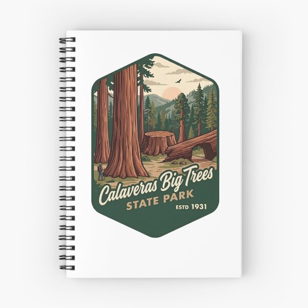 Item preview, Retro Calaveras Big Trees State Park Giant Sequoias designed and sold by LittleArij.