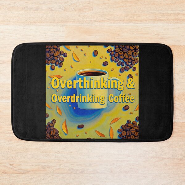 Item preview, Overthinking and Overdrinking Coffee #1 designed and sold by Helios Be. Lavsh.