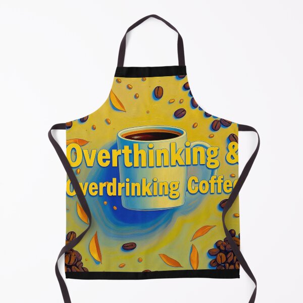 Item preview, Overthinking and Overdrinking Coffee #1 designed and sold by Helios Be. Lavsh.