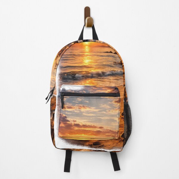 Item preview, Coastal Sunset Lighthouse and Beach Boat Art designed and sold by FutureGarb.