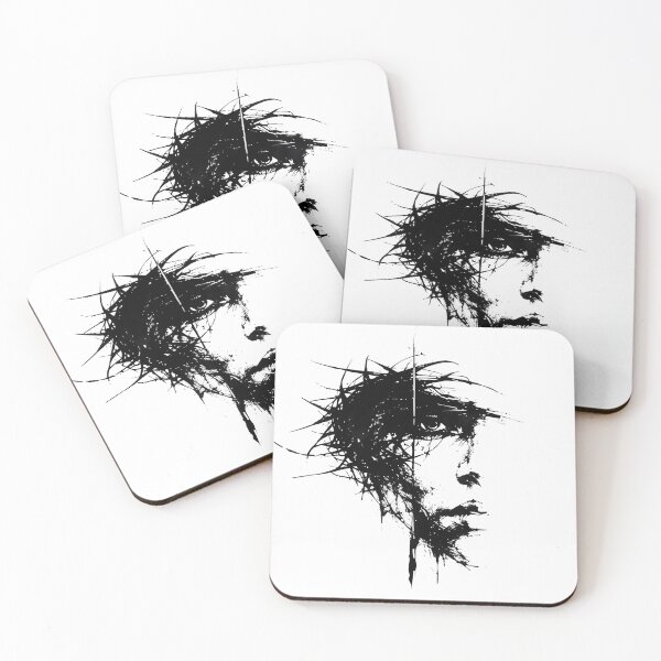 Item preview, Mysterious Black Ink Face designed and sold by senet-shop.