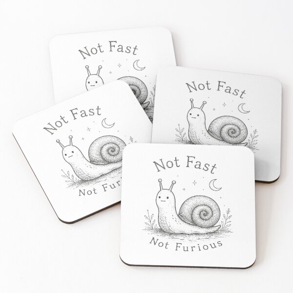 Item preview, Not Fast Not Furious – Funny Snail Cottagecore Garden Lover Design  designed and sold by Rahamkshop.