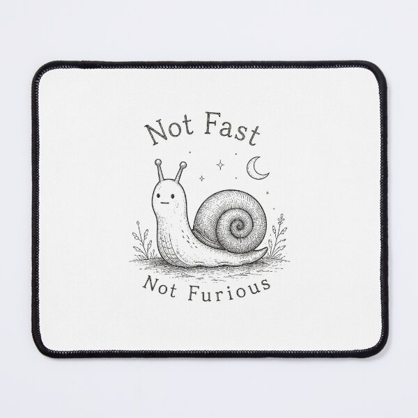 Item preview, Not Fast Not Furious – Funny Snail Cottagecore Garden Lover Design  designed and sold by Rahamkshop.