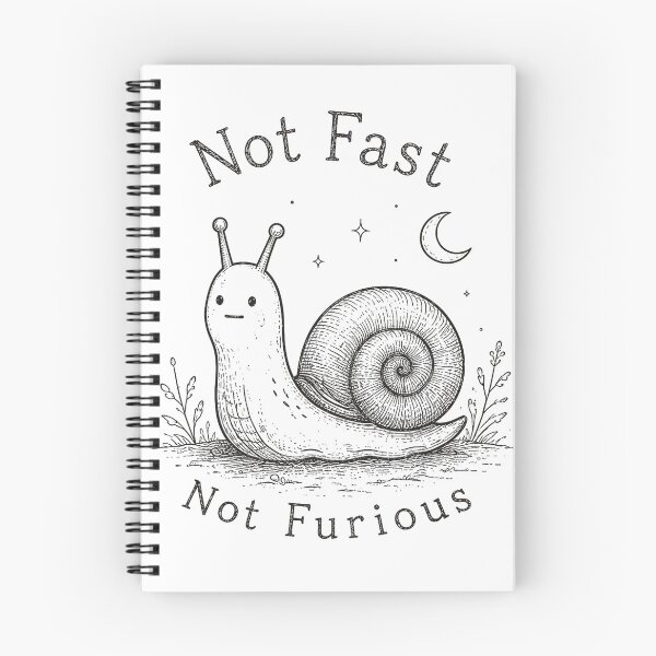 Item preview, Not Fast Not Furious – Funny Snail Cottagecore Garden Lover Design  designed and sold by Rahamkshop.
