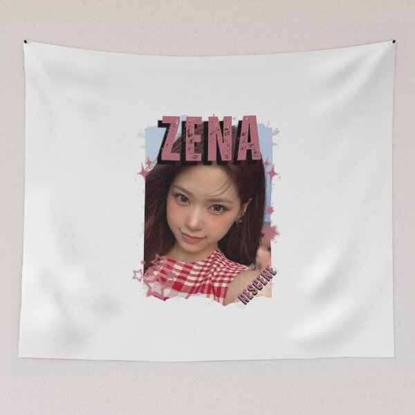 Item preview, Rescenee Zena Global Vocal KPOP Girl Group Black and White Collage Digital Art Portrait designed and sold by AJUNICE STUDIO.