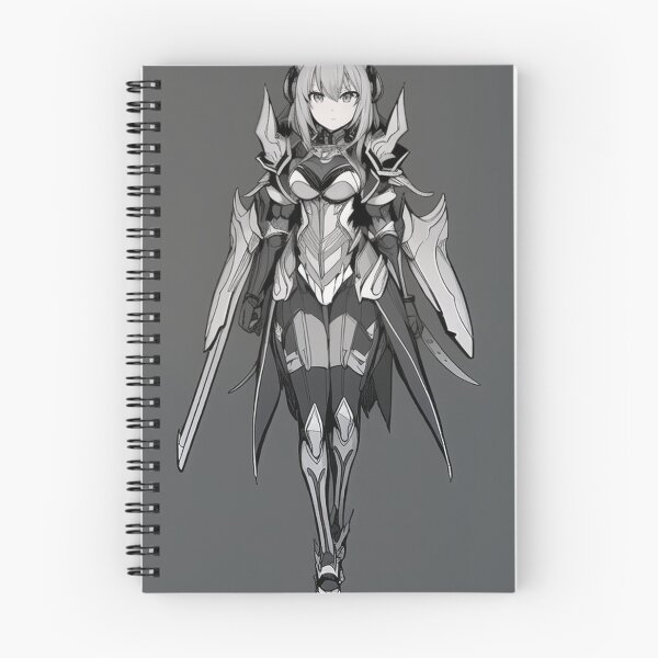 Item preview, Science-Fiction - Futuristic Neko Warrior, JRPG Manga Aesthetic designed and sold by AnimeShin.