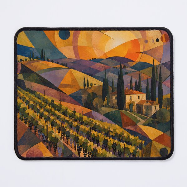 Item preview, Tuscan Vineyard Wall Art | Italian Countryside & Mediterranean Villa Decor for Wine Lovers designed and sold by GutyzDesignsES.