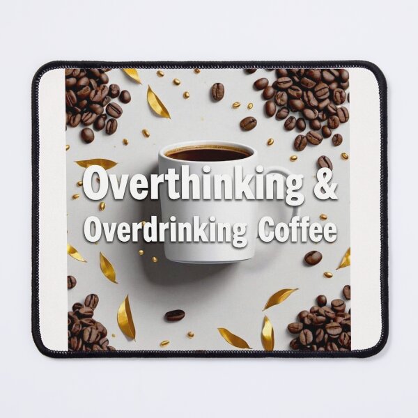 Item preview, Overthinking and Overdrinking Coffee #2 designed and sold by Helios Be. Lavsh.