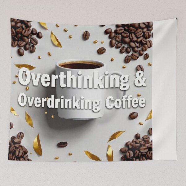 Item preview, Overthinking and Overdrinking Coffee #2 designed and sold by Helios Be. Lavsh.