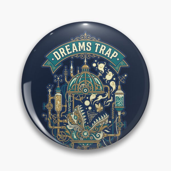 Item preview, Dreams Trap Steampunk Machine Vintage Fantasy Ghost Trap Art designed and sold by KiwiRider.