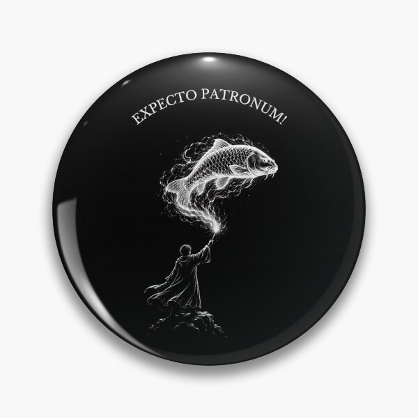 Item preview, Expecto Patronum Monster Carp - Funny Wizard Fishing designed and sold by GeekAnglerStore.