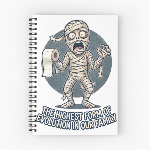 Item preview, Mummy Toilette Paper Evolution Family designed and sold by GroovyGoody.