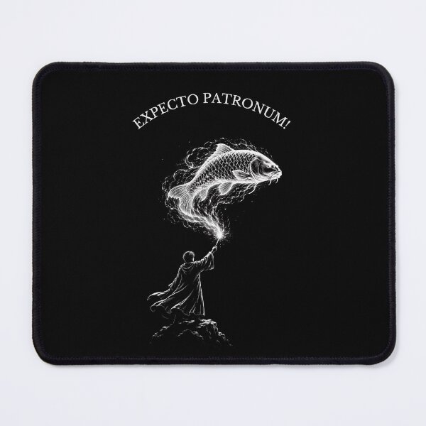 Item preview, Expecto Patronum Monster Carp - Funny Wizard Fishing designed and sold by GeekAnglerStore.