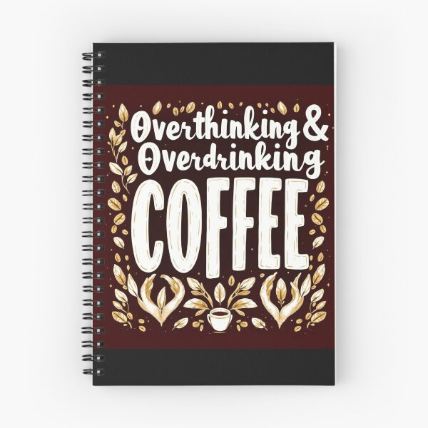 Item preview, Overthinking and Overdrinking Coffee #3 designed and sold by Helios Be. Lavsh.