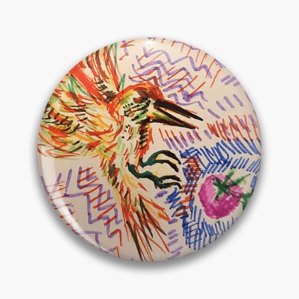 Item preview, Colourful Tropical Bird and wild Vibrant fruits designed and sold by SHAY24BABS.
