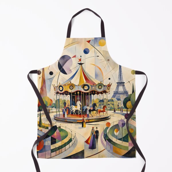 Item preview, Paris Carousel Wall Art Eiffel Tower Decor & Romantic French Cityscape Gift for Paris Lovers designed and sold by GutyzDesignsES.
