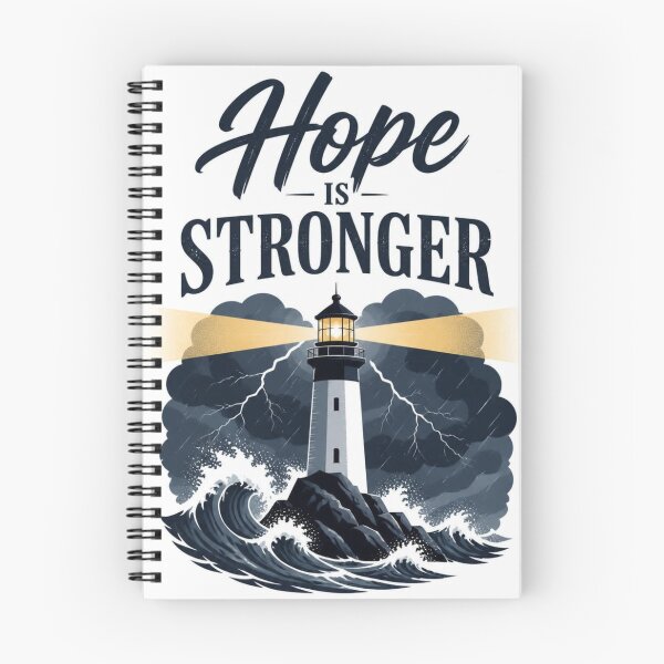 Item preview, Hope Is Stronger Inspirational Christian Quote Design for Faith and Strength designed and sold by Paltooproducts.