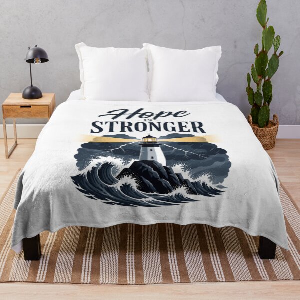 Item preview, Hope Is Stronger Inspirational Christian Quote Design for Faith and Strength designed and sold by Paltooproducts.