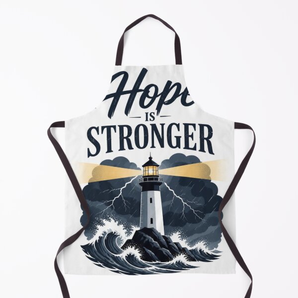 Item preview, Hope Is Stronger Inspirational Christian Quote Design for Faith and Strength designed and sold by Paltooproducts.