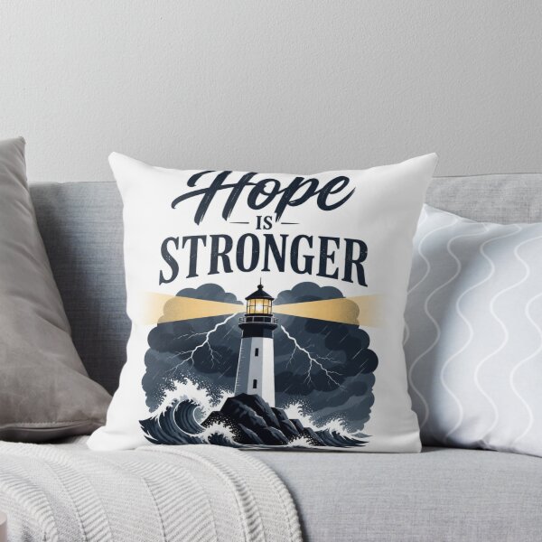 Item preview, Hope Is Stronger Inspirational Christian Quote Design for Faith and Strength designed and sold by Paltooproducts.