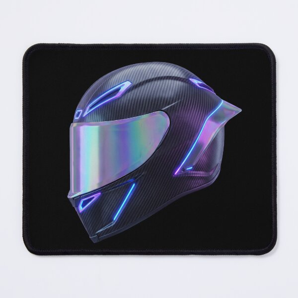 Item preview, Cyberpunk Racing Helmet Futuristic Gaming Art designed and sold by TheOctopusArt.