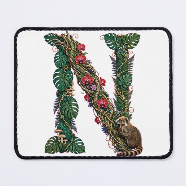 Item preview, Letter N - The Undergrowth Explorer designed and sold by FantasyPearl.