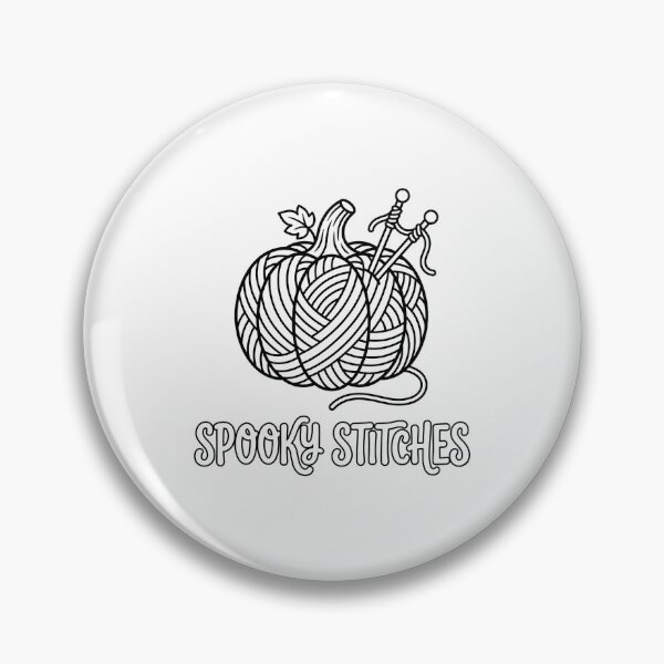 Item preview, Spooky Stitches Pumpkin Yarn Ball Halloween Knitting designed and sold by Shiloh From Alaska.