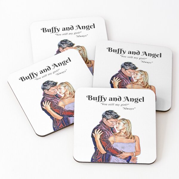 Item preview, Buffy and Angel designed and sold by Joy Michelle's Art Shop.