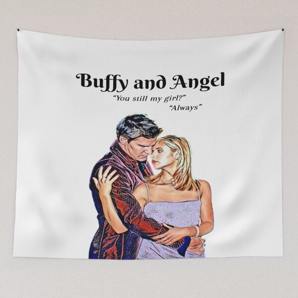 Item preview, Buffy and Angel designed and sold by Joy Michelle's Art Shop.